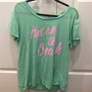 L - wildfox tee "sex on the beach"